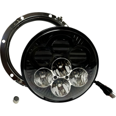 Custom Dynamics Headlight - Shark Demon® - LED - Color Changing - 2001-2925  SD2-7-13