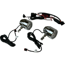 Custom Dynamics LED Fog Light - Halo - Chrome - 2040-3247  PB-FOG-23-C