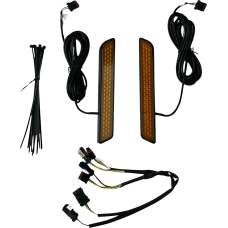 Custom Dynamics LED Fork Reflector - Amber - 2040-3241  CD-FORK-LRST-AB