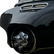 Custom Dynamics LED Headlight - Shark Demon® - Harley-Davidson® - 2001-2845  SD2-BW-W