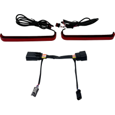 Custom Dynamics LED Saddlebag Light - Low-Profile - Red - 2040-3239 CD-LP-23-R