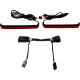 Custom Dynamics LED Saddlebag Light - Low-Profile - Red - 2040-3239 CD-LP-23-R