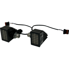 Custom Dynamics LED Turn Signals - Front - Gloss Black - 2020-2216  CD-LRST-FTS-B