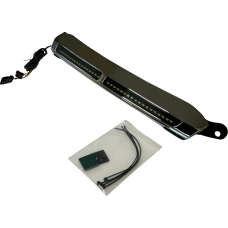 Custom Dynamics LED Windshield Trim - Chrome - 2040-3231  CD-RG-CV-W-C
