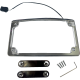 Custom Dynamics Lighted License Plate Frame - Chrome - 2030-2349  LPF-RAD-23CVO-C