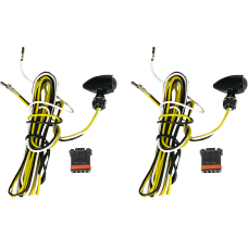 Custom Dynamics Micro Turn Signals - LED - Amber/White - 2040-3046  CD-MICRO-AW2-B