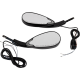 Custom Dynamics Mirrors - Side View - with LED Turn Signal - Black - Pair - 0640-1759  CD-MIR-PLUG-B