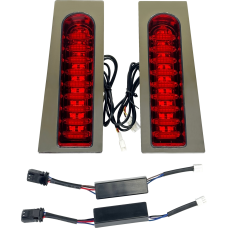 Custom Dynamics ProBEAM® Auxiliary Fillerz® - Run/Brake/Turn - Red Lens - Chrome - 2040-3181  PB-FILL-23-RC