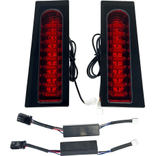Custom Dynamics ProBEAM® Auxiliary Fillerz® - Run/Brake/Turn - Red Lens - Gloss Black - 2040-3180  PB-FILL-23-RB