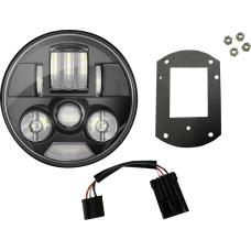 Custom Dynamics ProBEAM® Headlight Kit - 5-3/4" - Black - FXLRST/FXRST - 2001-2738  PB-LRST-B