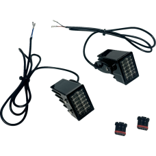 Custom Dynamics Rear Strut Mount LED Turn Signals - Black with Smoke Lens - 2020-2292  CD-RTS-18ST-B