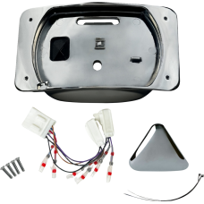 Custom Dynamics Taillight Eliminator/License Plate Mount - Chrome - 2030-2354  CD-ELIM-TL-C
