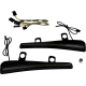 Custom Dynamics Windshield Trim - LED - Turn Signal - Black - Smoke Lens - 2040-3308  CD-RG23-SWT-B