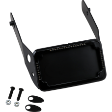 Cycle Visions LP Plate Frame & Mount with Signals - FXDWG - Black - 2030-0945  CV4651B
