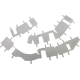 Dei Heat Shield Liner Kit - 1861-1615 901060