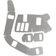 Dei Heat Shield Liner Kit - 1861-1716 901077