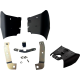 Drag Specialties Air Deflector - Frame Mounted - Softail - 0504-0430 Frame Mounted Heat Deflectors
