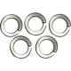Drag Specialties Axle Washer - Front - Chrome - ID 0.52" - 0214-2732 Chrome Axle Washer