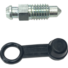 Drag Specialties Bleeder Caliper w/ Rubber Cap - 8 mm - 1702-0707 Bleeder
