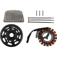 Drag Specialties Charging Kit - Chrome - 2112-1517 Charging Kit