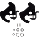 Drag Specialties Detachable Latch Kit - Black - 1501-0788 Detachable Latch Kit