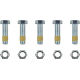 Drag Specialties Hardware Kit - Pulley - with Nut - Hex - 7/16"-14 - 1-1/2" - 2401-1586 Pulley Hardware Kit