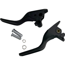 Drag Specialties Lever Set - Short - Black - 0610-2324 Short Lever Set