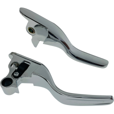 Drag Specialties Lever Set - Short - Chrome - 0610-2323 Short Lever Set
