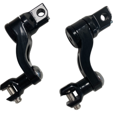 Drag Specialties Passenger Peg Mount - Adjustable - Black - 1620-2513 Passenger Peg Mount