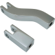Drag Specialties Passenger Peg Mount - Footpeg Supports - Chrome - FXD - 1620-2506 Passenger Footpeg Mount Kits