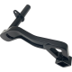 Drag Specialties Passenger Peg Mount - Left Mounting Bracket - Black - FXD - 1620-2505 Passenger Footpeg Mount Kits