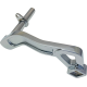 Drag Specialties Passenger Peg Mount - Left Mounting Bracket - Chrome - FXD - 1620-2504 Passenger Footpeg Mount Kits