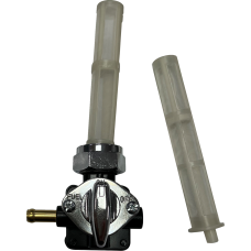 Drag Specialties Petcock - Vacuum - Left Outlet - Black - 0705-0554 Vacuum Petcock
