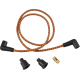 Drag Specialties Plug Wires - Braided - Brown/Black - 2104-0397 Universal Braided Spark Plug Wires