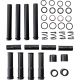 Drag Specialties Pushrod Tube Kit - Black - M8 - 0940-2106 Pushrod Tube Kit