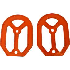 Drag Specialties Qualifier Insert - Rubber - Orange - 1620-2491 Qualifier Insert