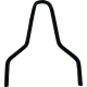 Drag Specialties Round Sissy Bar - Black - 11"H - 1501-0778 Round Sissy Bar