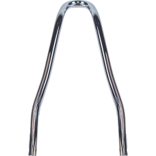 Drag Specialties Round Tapered Sissy Bar - Black - 13"H x 6.69"W - 1501-0784 Round Sissy Bar