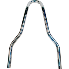 Drag Specialties Round Tapered Sissy Bar - Chrome - 10.12"H x 8.75"W - 1501-0762 Round Sissy Bar