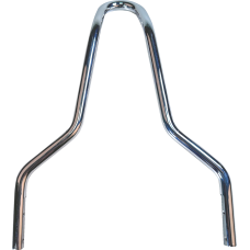 Drag Specialties Round Tapered Sissy Bar - Chrome - 11"H x 11"W - 1501-0774 Round Sissy Bar