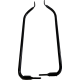 Drag Specialties Saddlebag Support Brackets - Black - FL '04-'08 - 3501-1974 Saddlebag Support