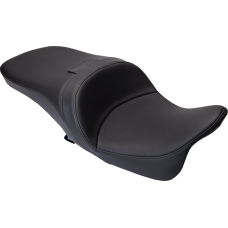 Drag Specialties Seats Freedom Seat - Solar Leather - Black - Smooth - FLH '09-'23 - 0801-1485 Freedom Touring Seat