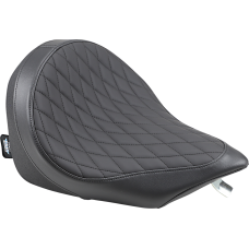 Drag Specialties Seats Low Solo Seat - Diamond Stitch - Black - Victory '03-'17 - 0810-1601 Low-Profile Solo Seat
