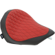 Drag Specialties Seats Low Solo Seat - Diamond Stitch - Black/Red - Victory '03-'17 - 0810-1885 Low-Profile Solo Seat