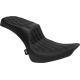 Drag Specialties Seats Performance Predator 2-Up Seat - Vinyl - Double Diamond - Black Thread - FL '00-'17 - 0802-1641 Performance Predator 2-Up Seat