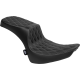 Drag Specialties Seats Performance Predator 2-Up Seat - Vinyl - Double Diamond - Silver Thread - FL '00-'17 - 0802-1642 Performance Predator 2-Up Seat
