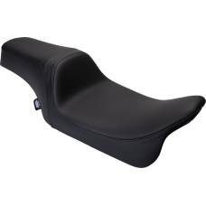 Drag Specialties Seats Predator 1Up Seat - Solar Leather - Black - Smooth - FLH '08-'23 - 0801-1493 Predator 1-Up Seat