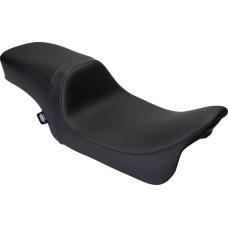 Drag Specialties Seats Predator 2-Up Seat - Solar Leather - Black - Smooth - w/o Backrest - FLH '08-'23 - 0801-1495 Performance Predator 2-Up Seat