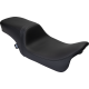 Drag Specialties Seats Predator 2-Up Seat - Solar Leather - Black - Smooth - w/o Backrest - FLH '08-'23 - 0801-1495 Performance Predator 2-Up Seat