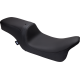 Drag Specialties Seats Predator 2-Up Seat - Solar Leather - Smooth - w/ Backrest Receptacle - FL '08-'23 - 0801-1501 Performance Predator 2-Up Seat